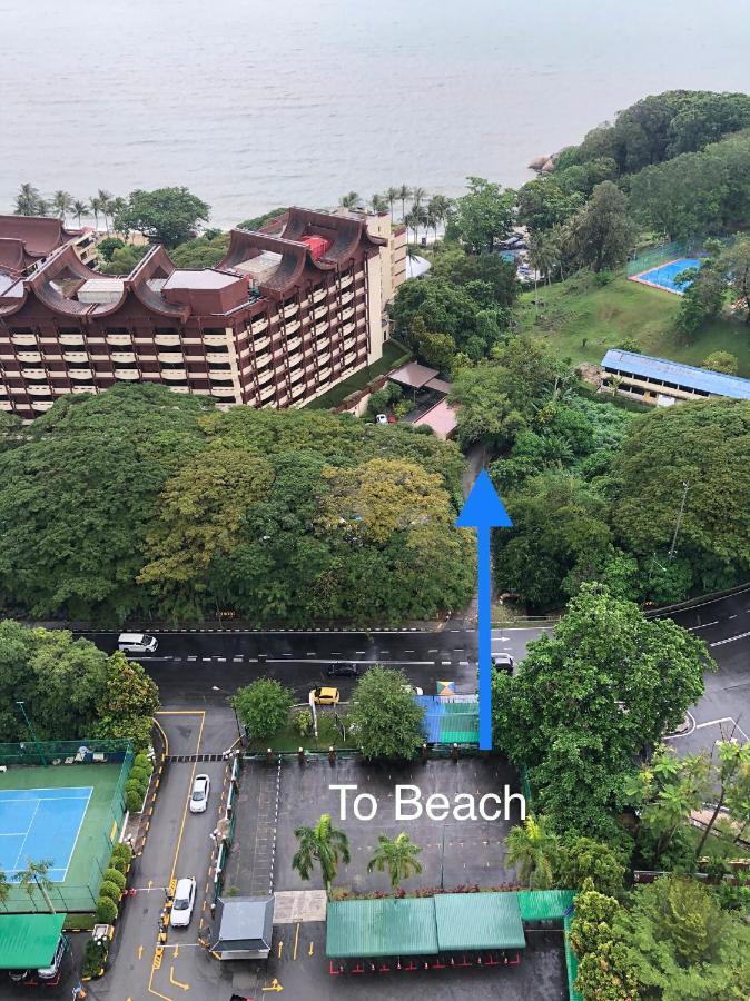 Beach Resort 7 Home Stay Sri Sayang Apartment Batu Ferringhi 3Bedroom 외부 사진